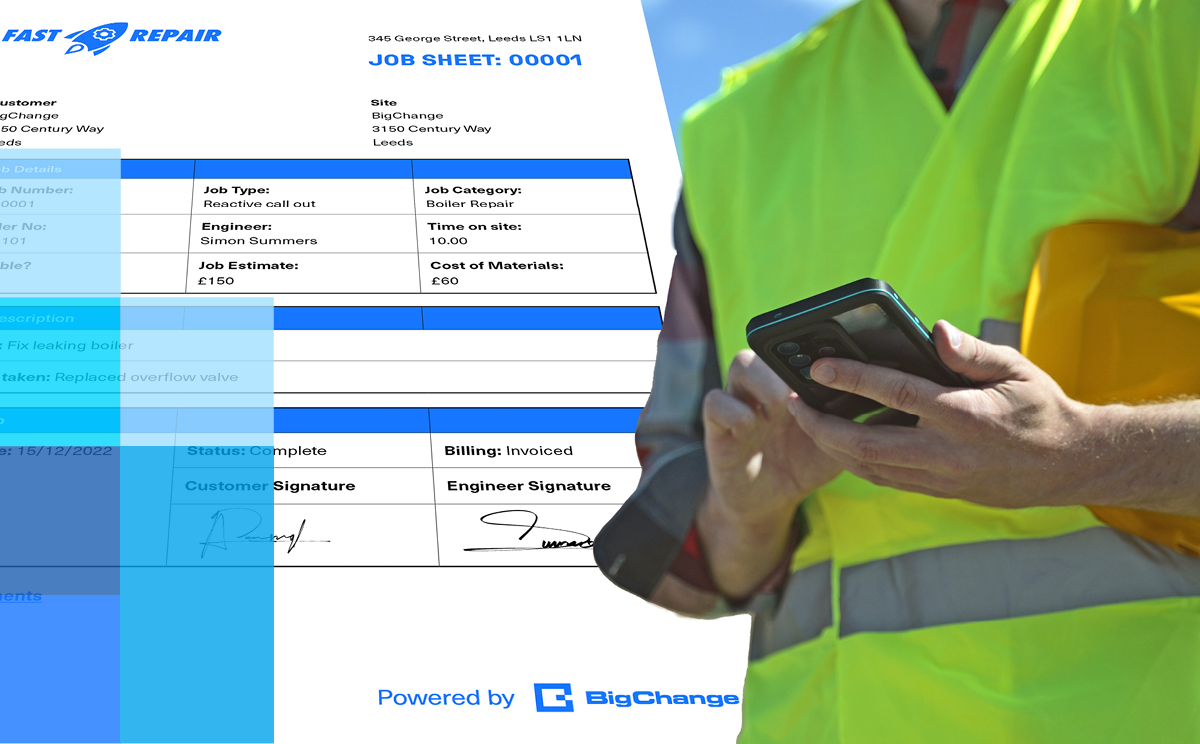 Job Sheets Job Sheets Software App BigChange